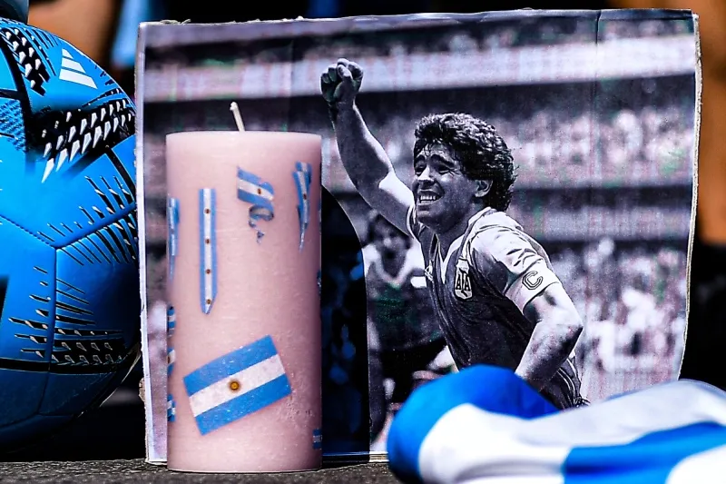 Los homenajes para Maradona no han frenan