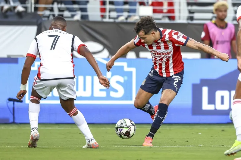Gruezo en partido de la Leagues Cup contra Chivas