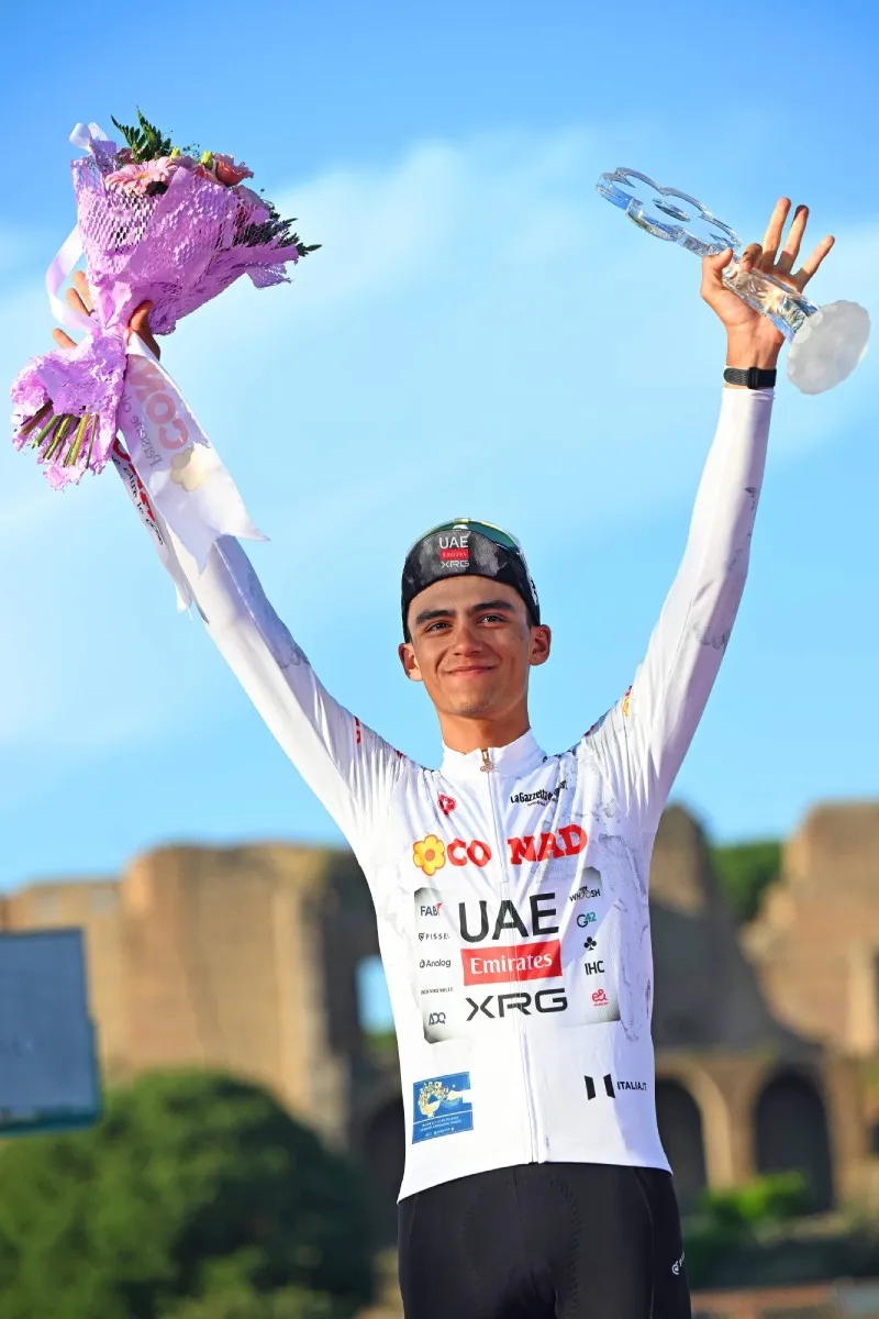Del Toro logró un histórico subcampeonato en el Giro de Italia