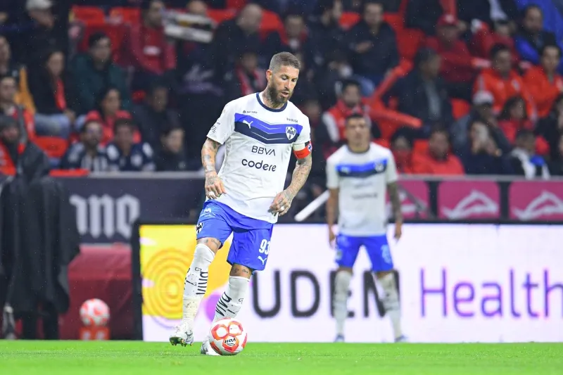 Ramos durante el partido contra Toluca