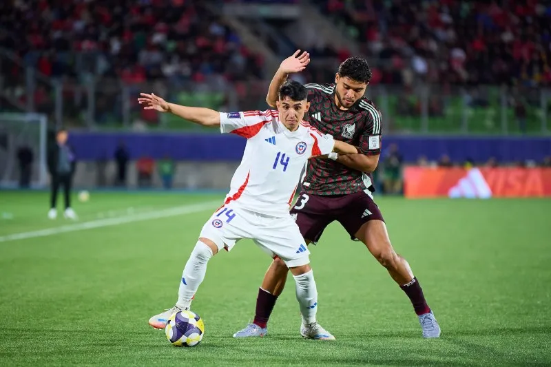 José Pachuca contra Chile en el partido de la Selección Mexicana Sub-20