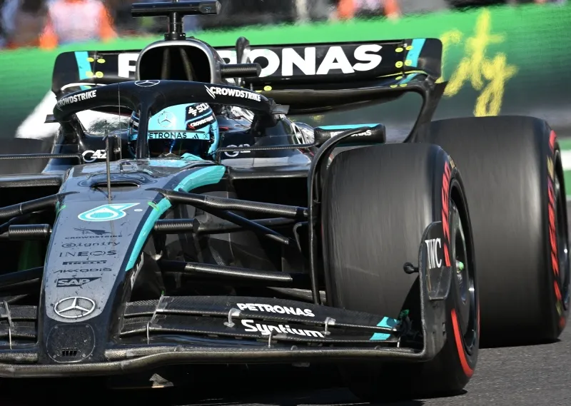 George Russell se quejó de lo ocurrido en el Gran Premio de México