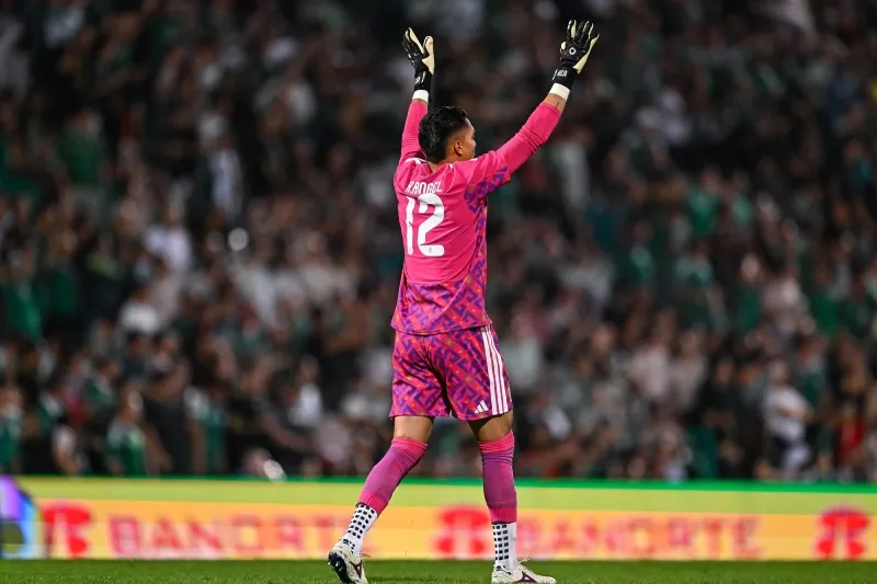 'Tala' Rangel en el partido de la Selección Mexicana