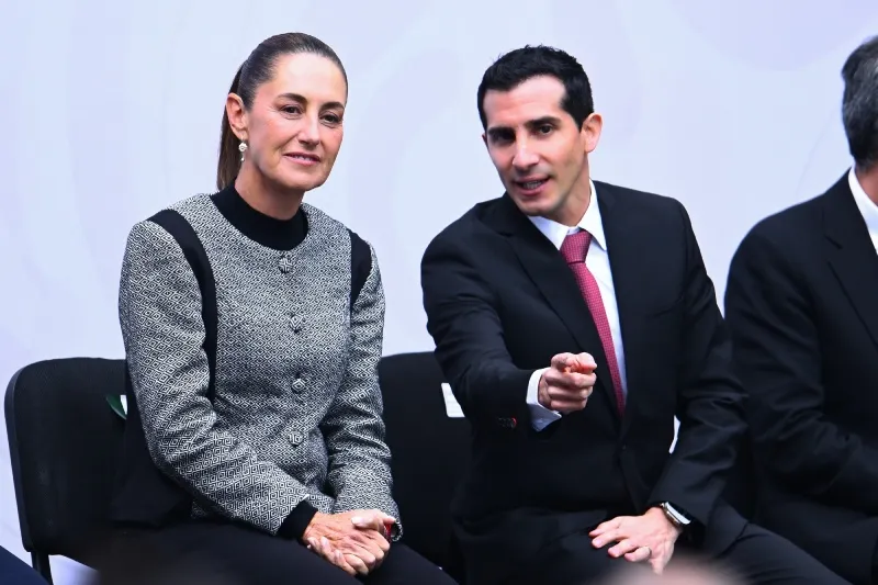 Rommel y la presidenta Claudia Sheinbaum