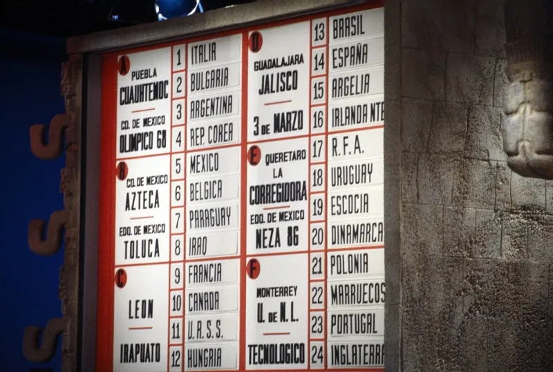 Así se vio la pantalla del sorteo