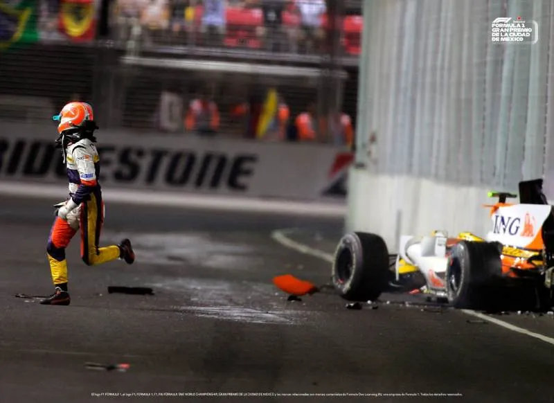 El 'crashgate' de 2008 | @MexicoGP