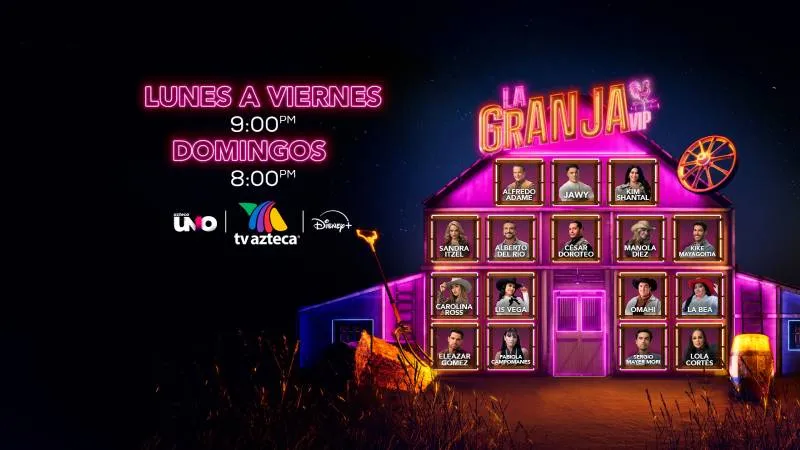 Los participantes de La Granja VIP México. / FB: La Granja VIP México