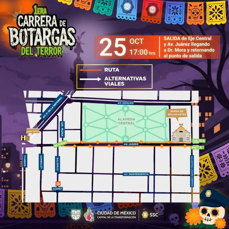 La cita es el 25 de octubre. / SSC CDMX