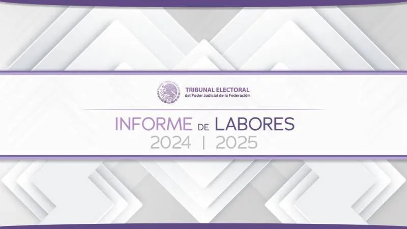 El incidente se presentó el viernes durante la presentación del Informe de Labores 2024-2025. / TEPJF