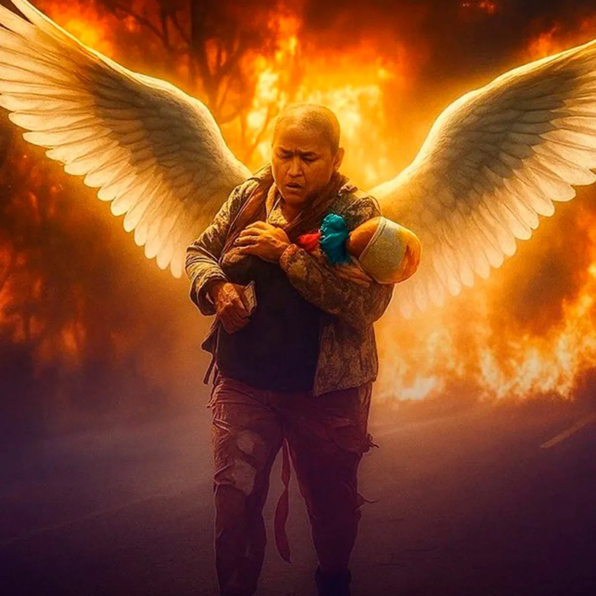 Todo se trató de un error, la abuelita heroína continúa con vida / Redes Sociales