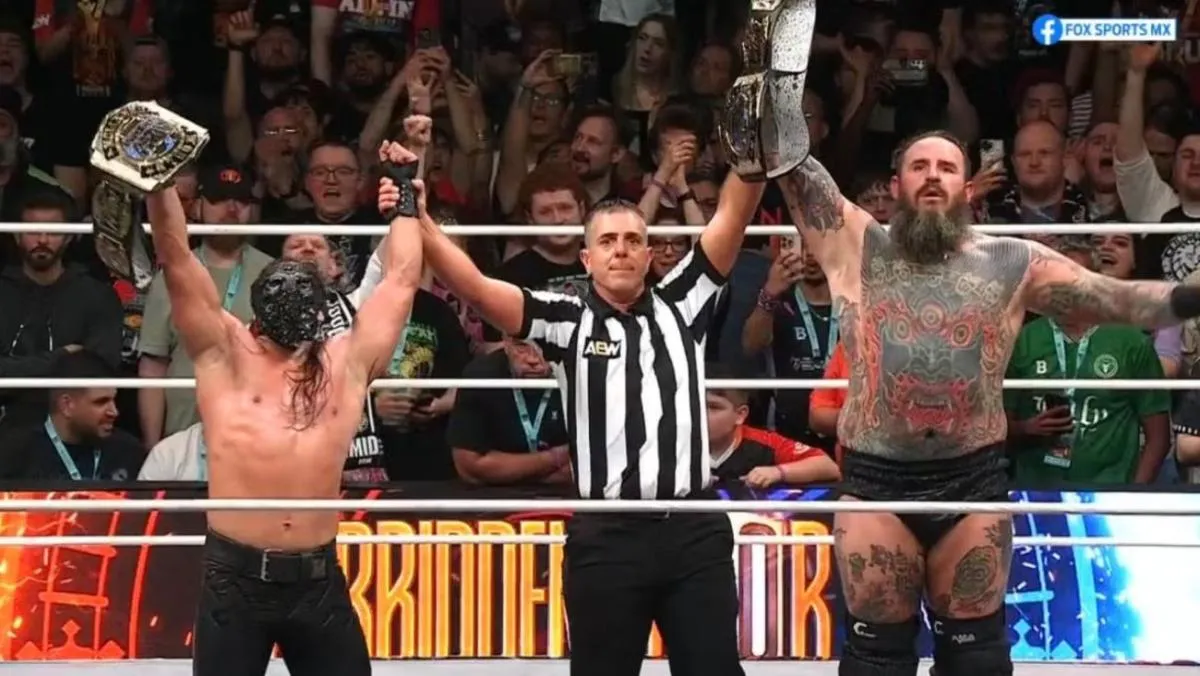 Bandido se coronó en Forbidden Door | FOTO TOMADA DEL VIDEO