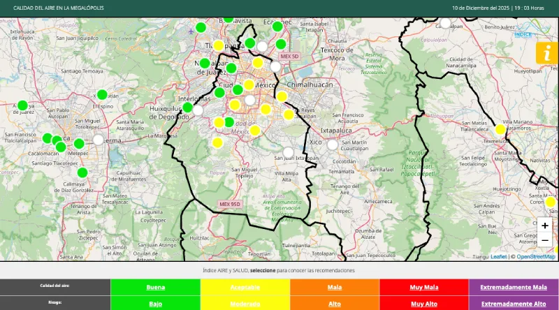 En la página de la CAMe se puede consultar el monitoreo ambiental / Especial