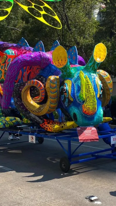 Luego del desfile estarán en exhibición sobre Paseo de la Reforma / Redes Sociales