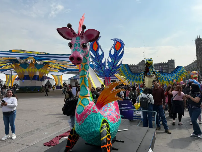 Los alebrijes partieron desde el Zócalo de la Ciudad de México / Redes Sociales