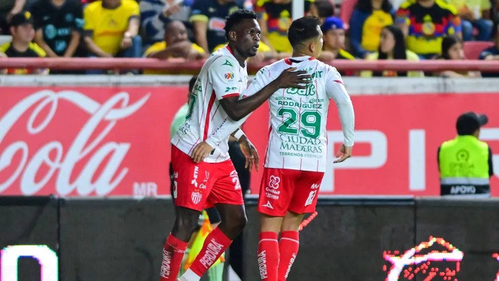 Diber Cambindo celebra su gol ante América | MEXSPORT