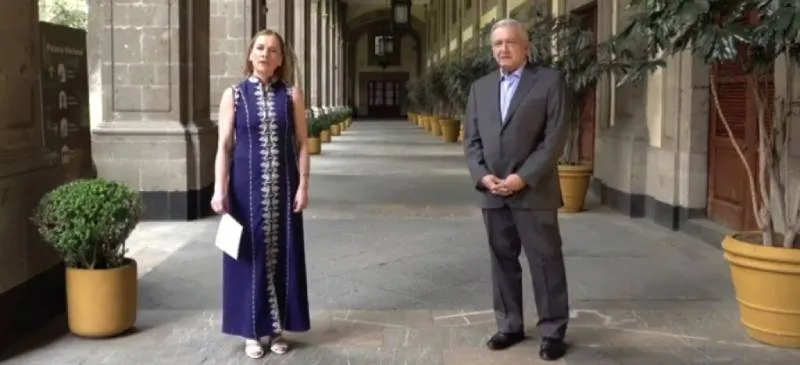 El ex presidente López Obrador está casado con Beatriz Gutiérrez Müller/Presidencia de México