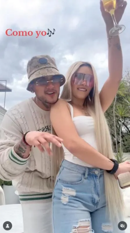 Angie y B-King se dejaban ver muy juntitos en redes sociales / IG: @soyangiemilleroficial_