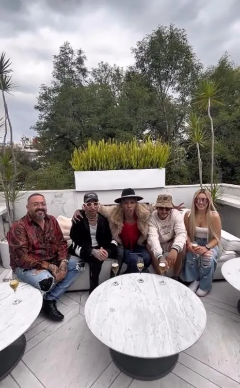 La actriz estuvo días previos con los colombianos asesinados / IG: @soyangiemilleroficial_