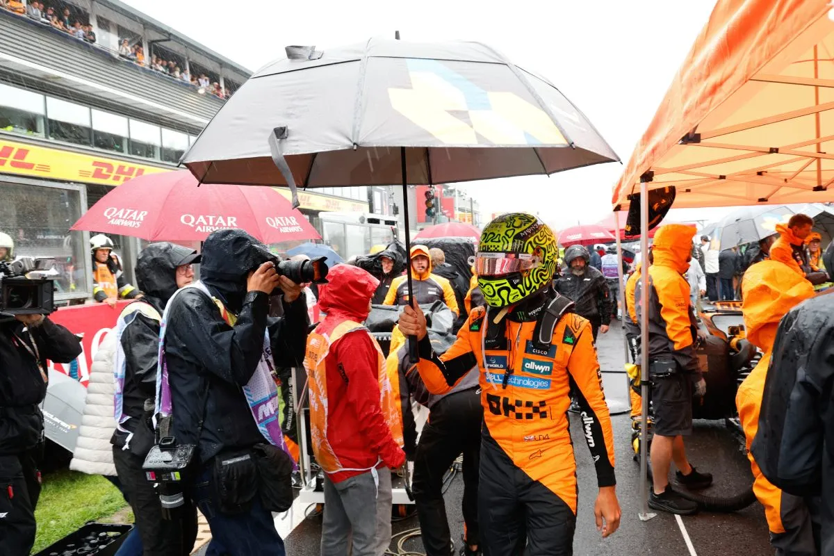 Norris no supo aprovechar la pole position