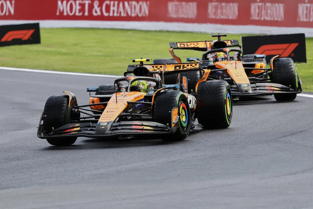 Piastri superó a Norris en Bélgica