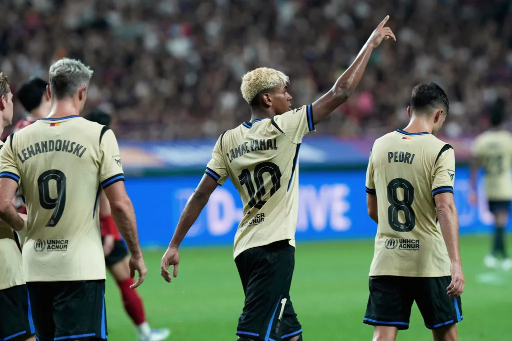 Laporta elogió a Lamine Yamal