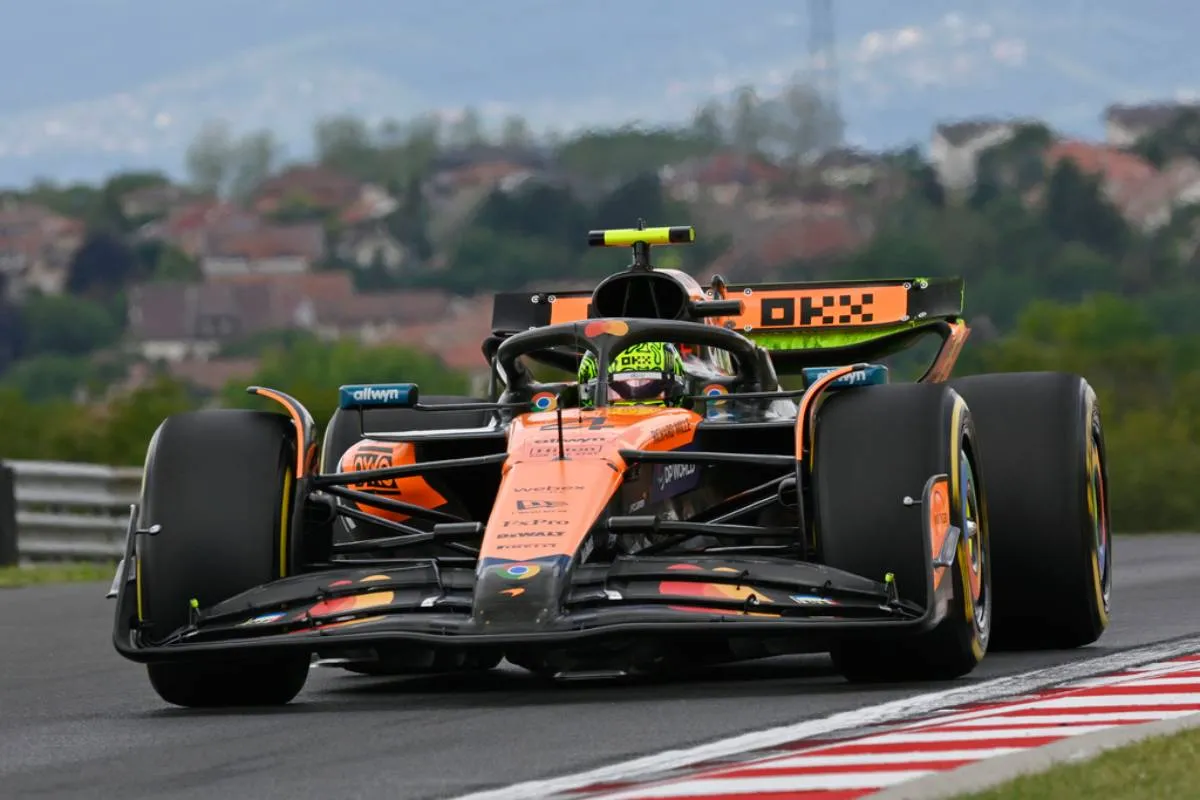 El monoplaza de Norris | AP