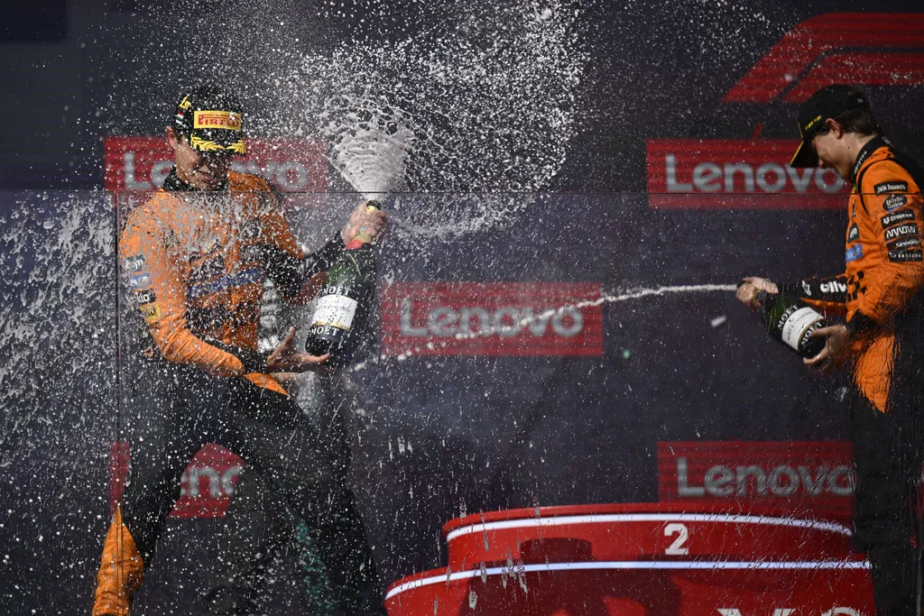 Norris ganó la pasada carrera en el Hungaroring