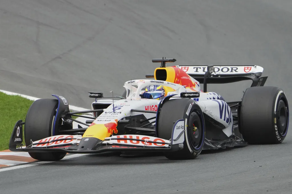 Hadjar logró su primer podio de su carrera