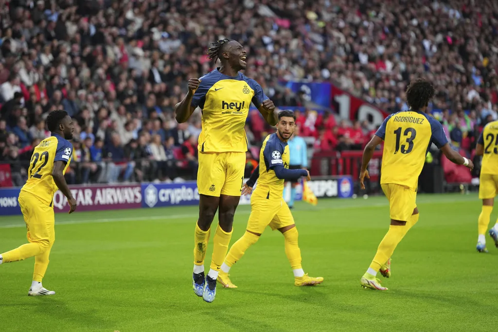 David hizo el primer tanto de Sait-Gilloise en Champions League