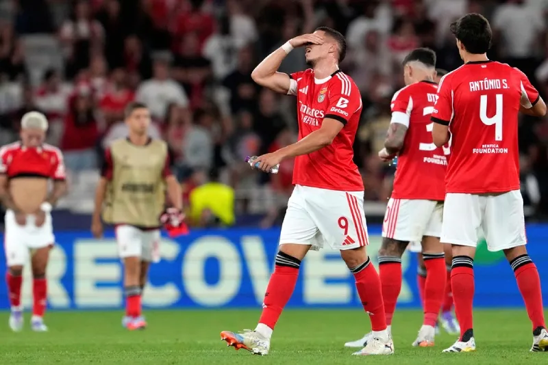 Benfica perdió su primer partido de Champions League