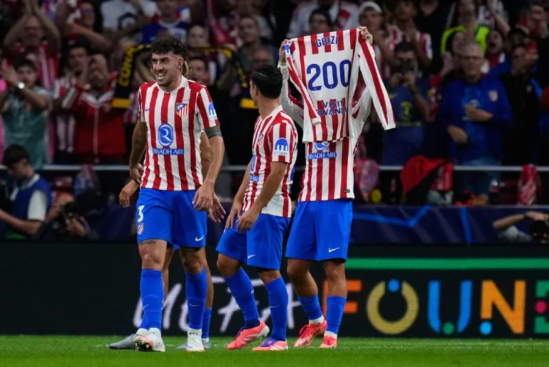 Griezmann llegó a 200 goles con Atlético de Madrid