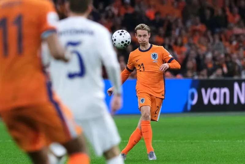 De Jong fue convocado con Países Bajos