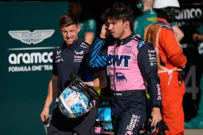 Gasly se perderá la primera sesión de entrenamiento