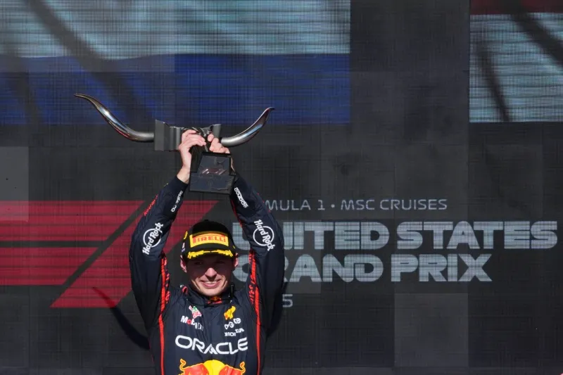 Verstappen ganó una victoria más en Austin