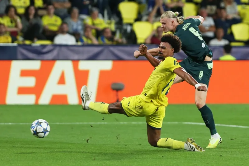 Villarreal enfrentó al City en casa en Champions League