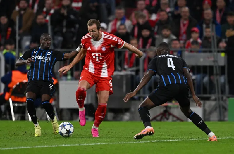 Harry Kane marcó uno de los goles de Bayern