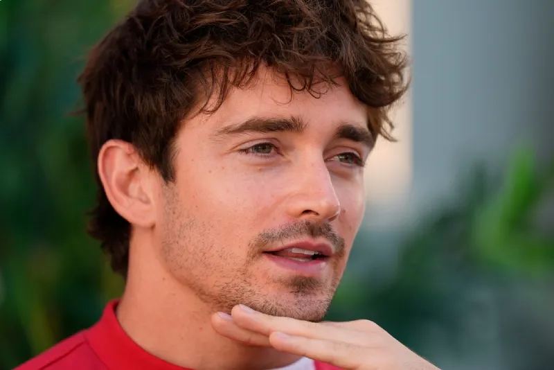 Charles Leclerc previo al Gran Premio de México