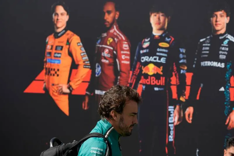 El piloto español de Aston Martin, en la CDMX | AP