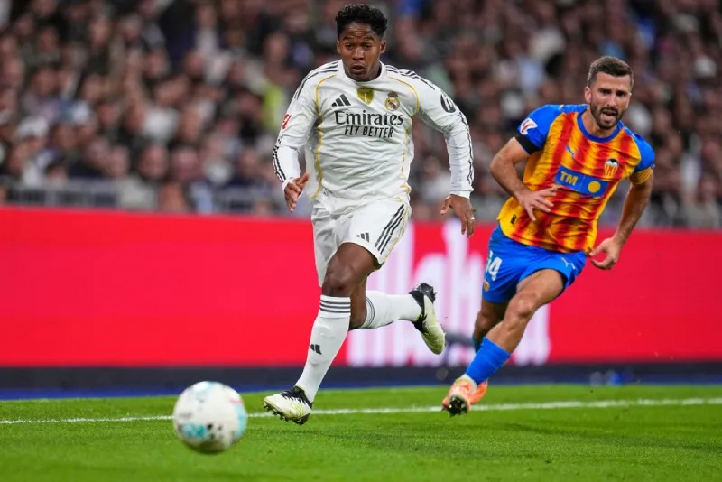 Partido de Real Madrid contra Valencia en LaLiga