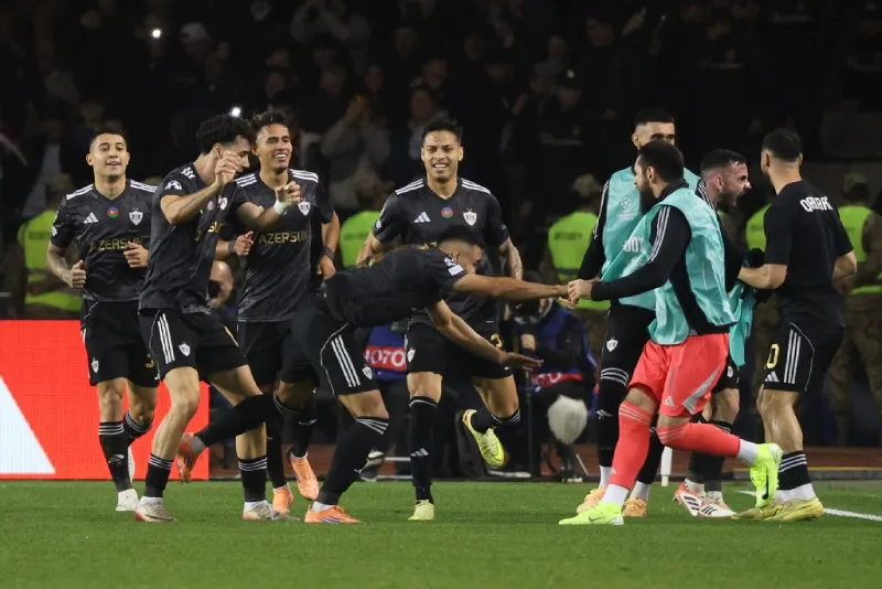 Qarabag se fue al descanso con la ventaja en el marcador