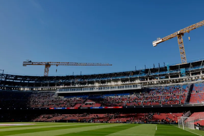 Las obras en el Camp Nou se retrasaron más de lo pensado