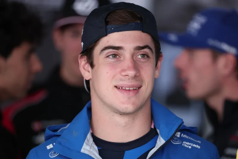 Franco Colapinto durante el Gran Premio de Brasil