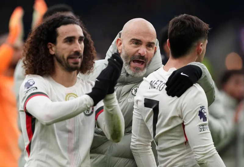 Cucurella en celebración Chelsea