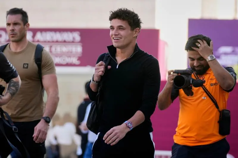 Lando Norris, con una sonrisa | AP