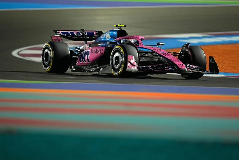 Franco Colapinto durante el Gran Premio de Qatar