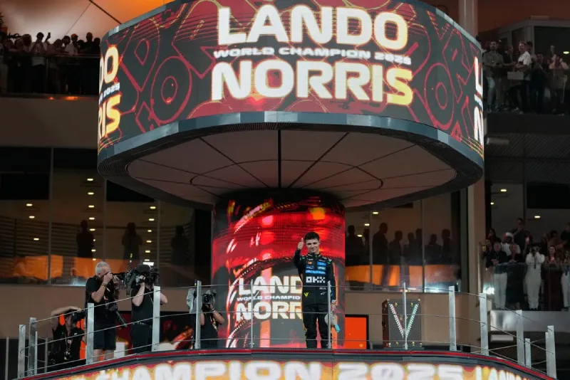 Lando Norris quedó campeón en Abu Dabi
