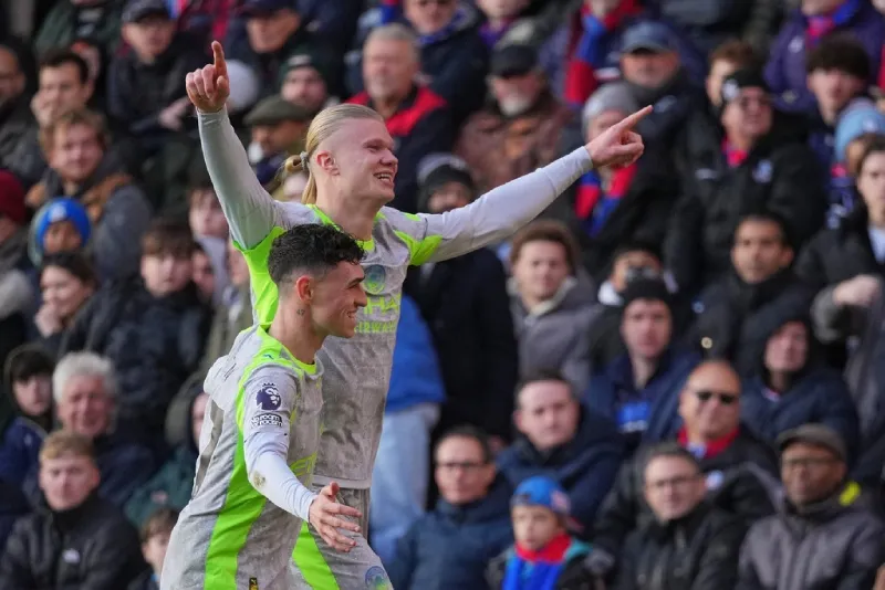 Haaland fue la figura en la victoria del City