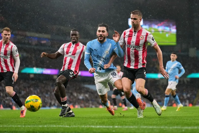 Los Citizens vencieron 2-0 a Brentford