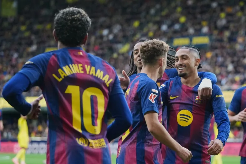 Lamine también se hizo presente en el marcador