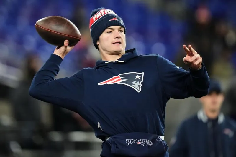 Drake Maye, QB de Patriots | AP